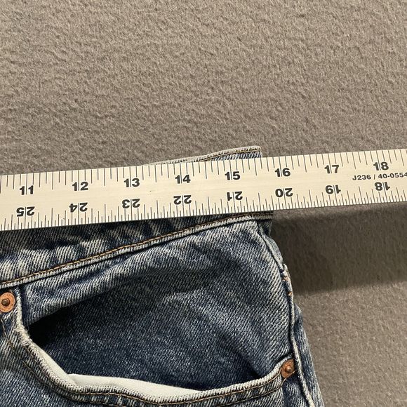 Vintage Levis Jeans Mens 33x32 (Fits 32x29) Blue 512 Slim Tapered Leg 90s USA - Picture 8 of 10